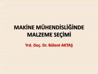 mak ne m hend sl nde malzeme se m