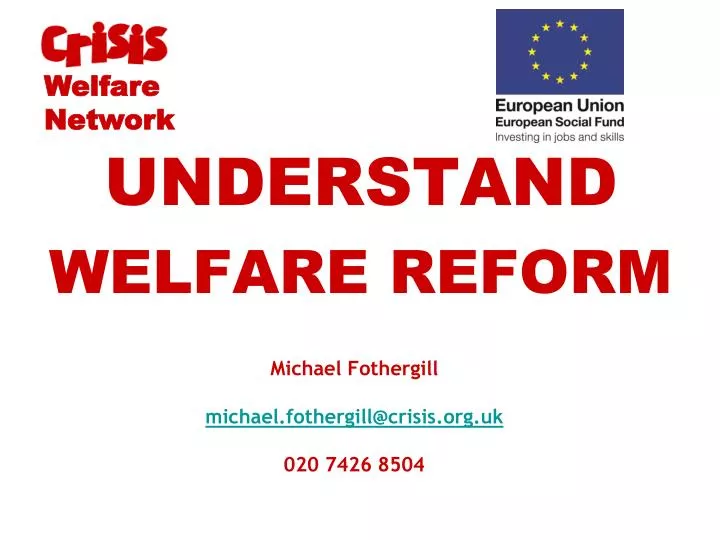 michael fothergill michael fothergill@crisis org uk 020 7426 8504