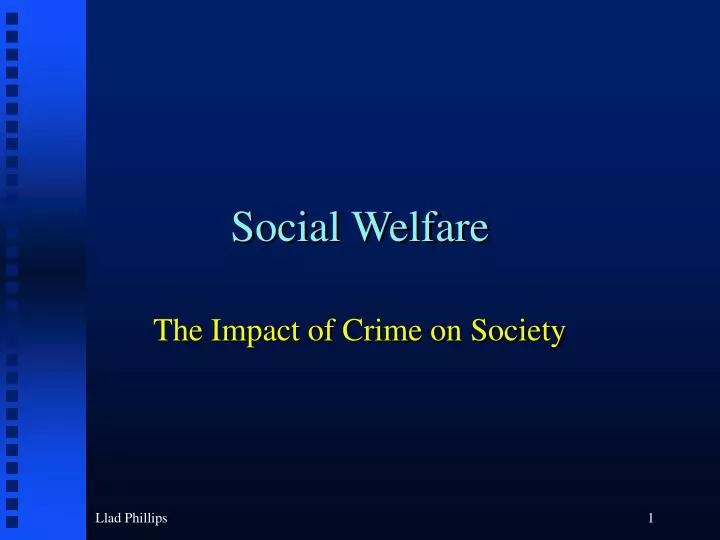 social welfare