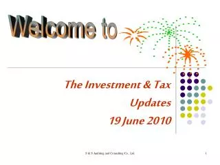 the investment tax updates 19 june 2010