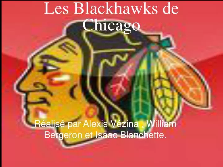 les blackhawks de chicago