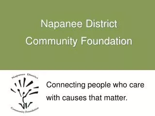 Connecting people who care with causes that matter.