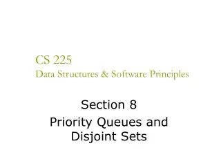 CS 225 Data Structures &amp; Software Principles