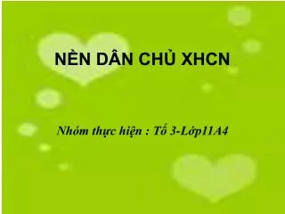 n n d n ch xhcn