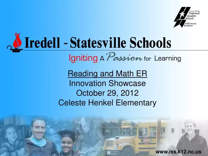 reading and math er innovation showcase october 29 2012 celeste henkel elementary