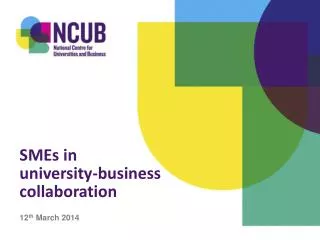 SMEs in university-business collaboration