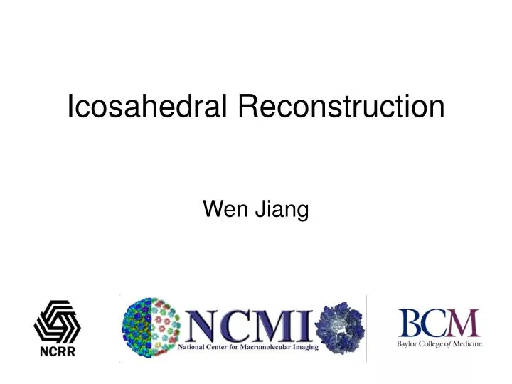 icosahedral reconstruction