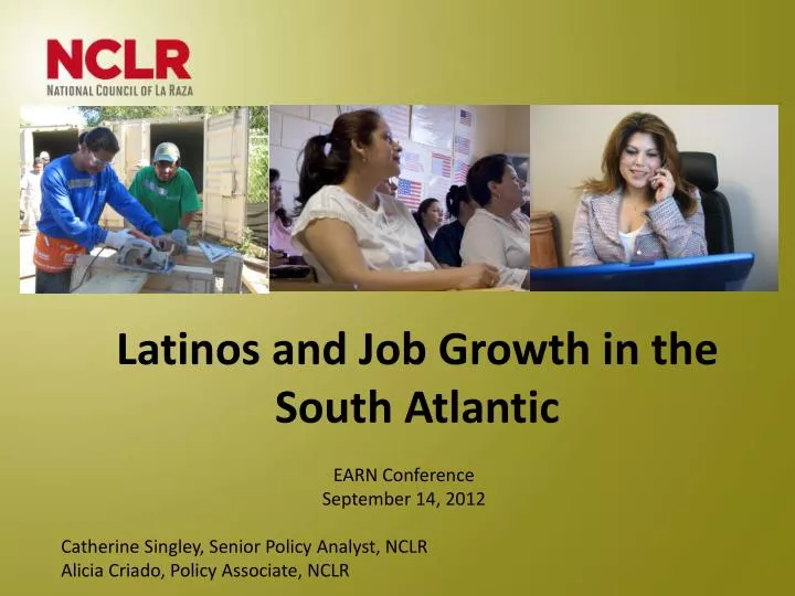 latinos and job growth in the south atlantic