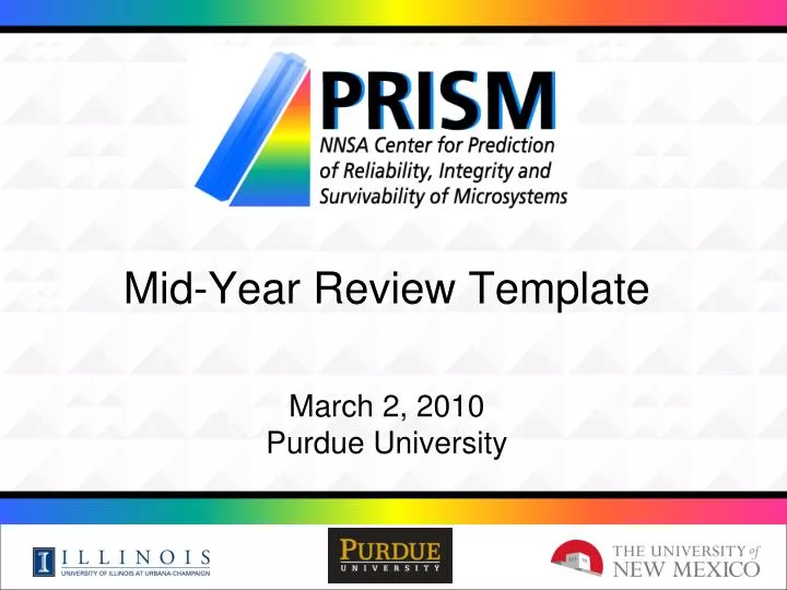 mid year review template march 2 2010 purdue university