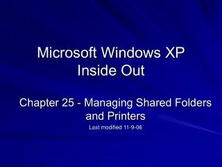 Microsoft Windows XP Inside Out