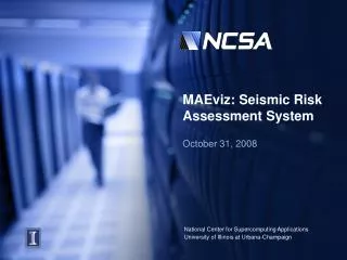 MAEviz: Seismic Risk Assessment System
