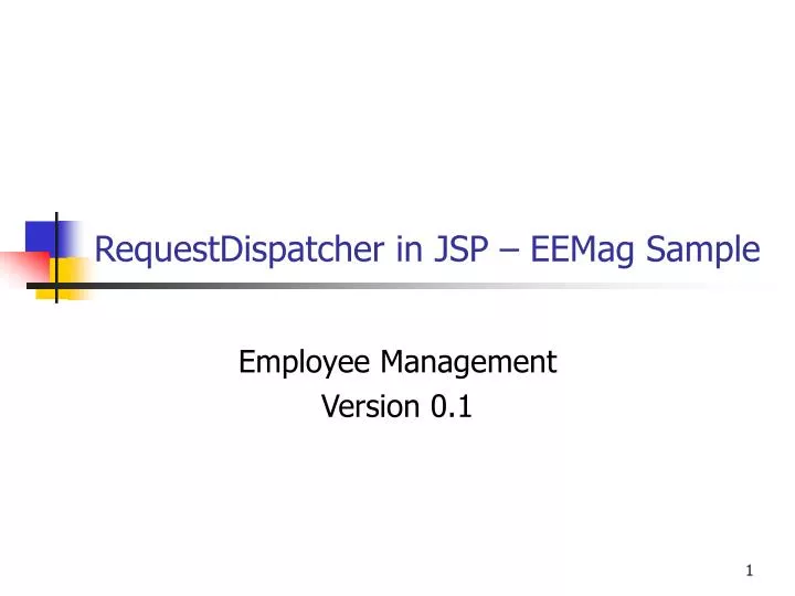 requestdispatcher in jsp eemag sample