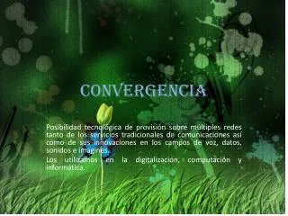 convergencia