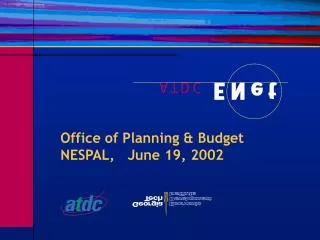 Office of Planning &amp; Budget NESPAL, June 19, 2002