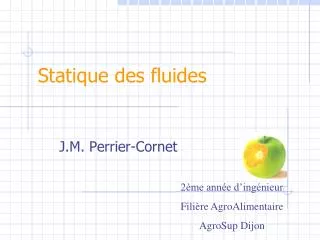 statique des fluides