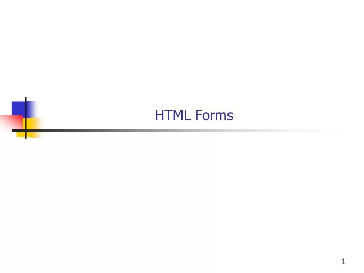 html forms
