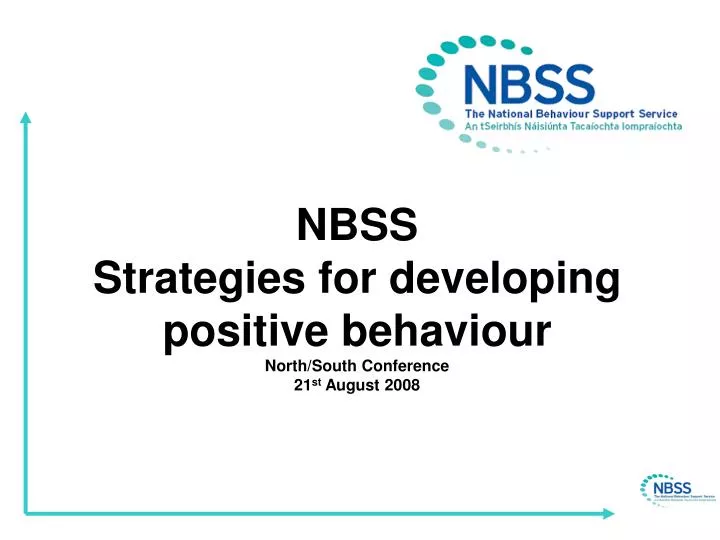 nbss strategies for developing positive behaviour north south conference 21 st august 2008