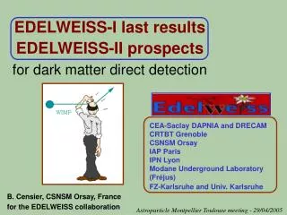 EDELWEISS-I last results EDELWEISS-II prospects for dark matter direct detection