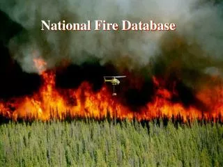 National Fire Database