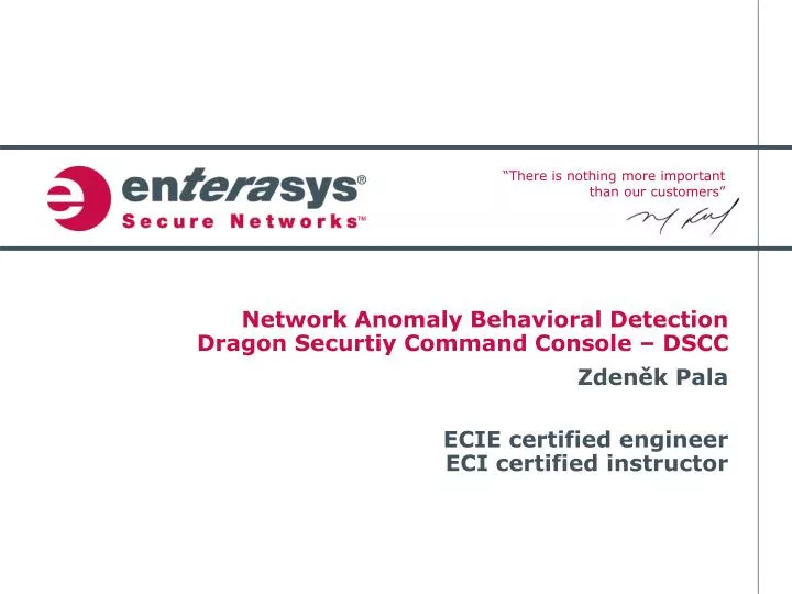 network anomaly behavioral detection dragon securtiy command console dscc