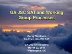Enhancing General Aviation Safety: The Role of the GA JSC and CAST Framework - slide 1