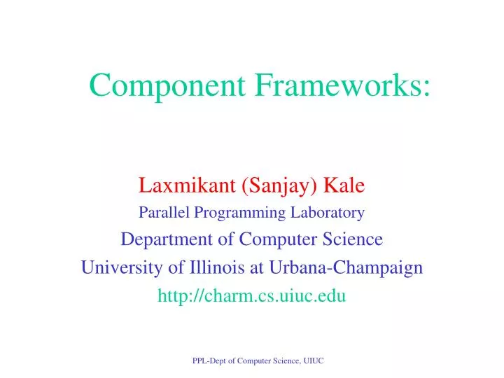 component frameworks