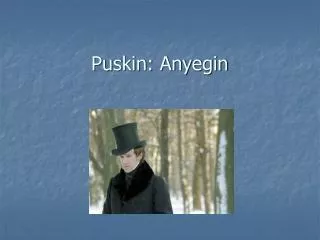 puskin anyegin