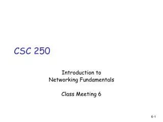 csc 250
