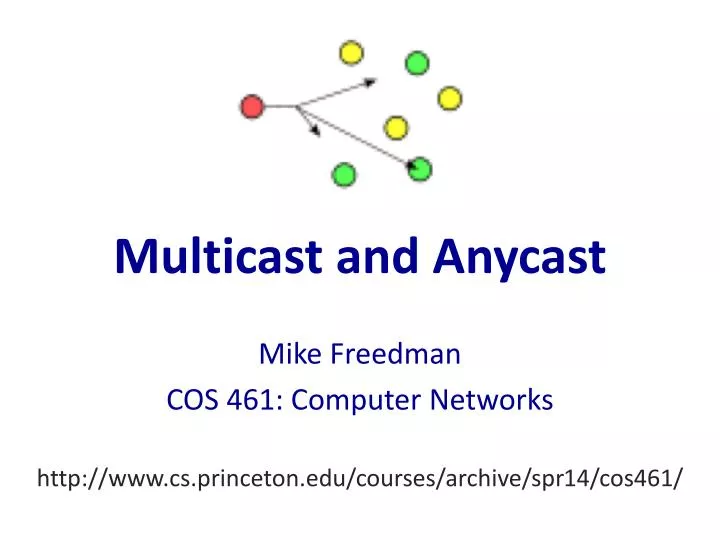 multicast and anycast