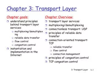 chapter 3 transport layer