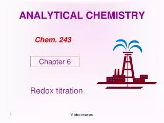 PPT - Analytical Chemistry PowerPoint Presentation, Free Download - ID ...