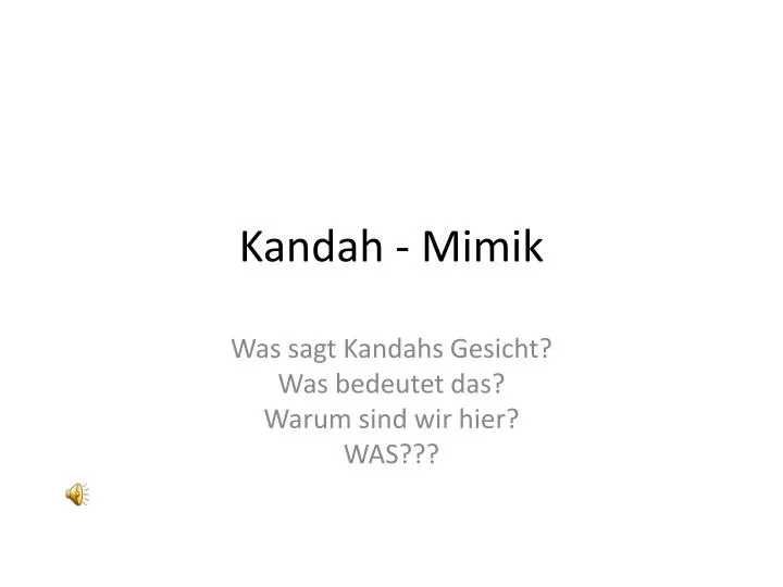 kandah mimik