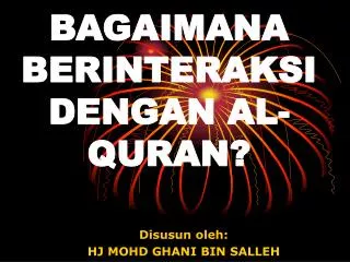 bagaimana berinteraksi dengan al quran