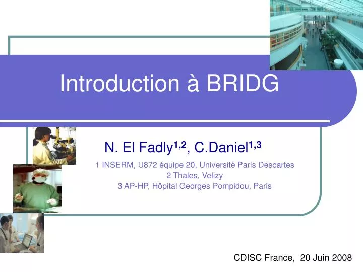 introduction bridg