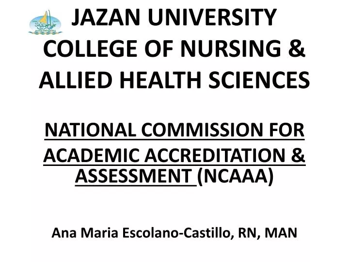jazan university college of nursing allied health sciences