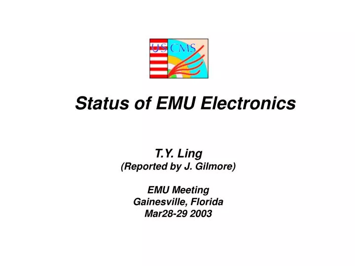status of emu electronics