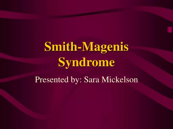 smith magenis syndrome