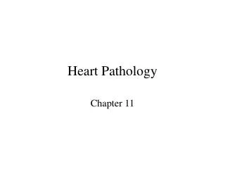 Heart Pathology