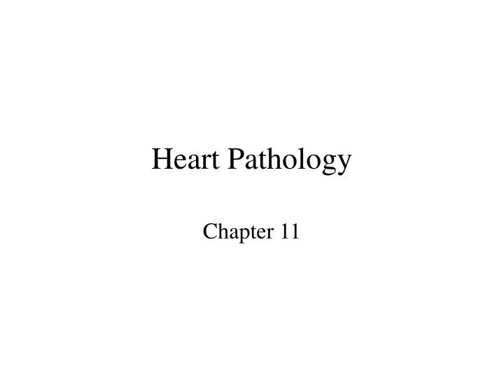 heart pathology