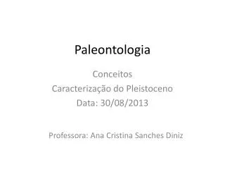 paleontologia