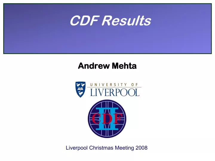 cdf results