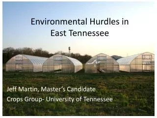 Environmental Hurdles in East Tennessee