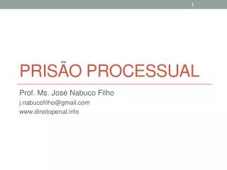 pris o processual