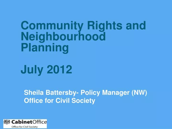 sheila battersby policy manager nw office for civil society