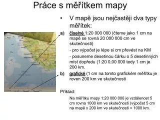 pr ce s m tkem mapy