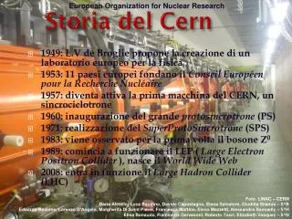 Storia del Cern