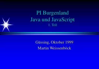 pi burgenland java und javascript 1 teil