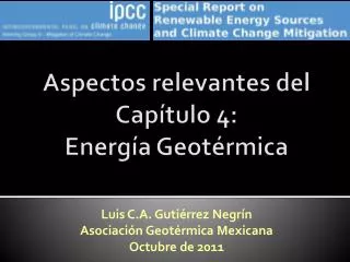 luis c a guti rrez negr n asociaci n geot rmica mexicana octubre de 2011