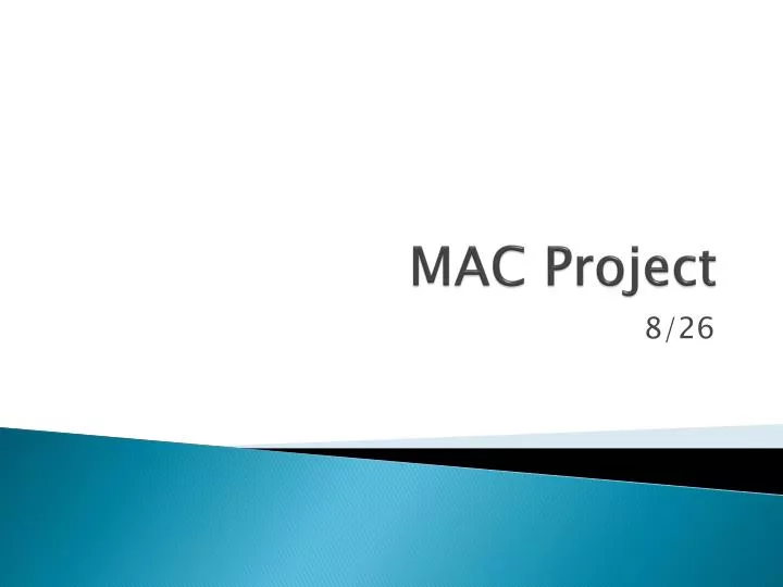 mac project