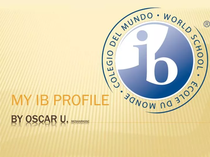 my ib profile